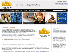 Tablet Screenshot of fmpartner.cz